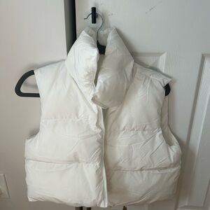 Amazon Women's White Puffer Vest
